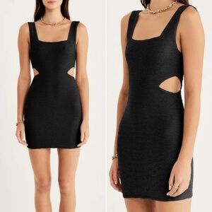 NWT | Revolve x  Rumer the Label | Rosa Square Neck Cut Out Mini Dress | Sz L